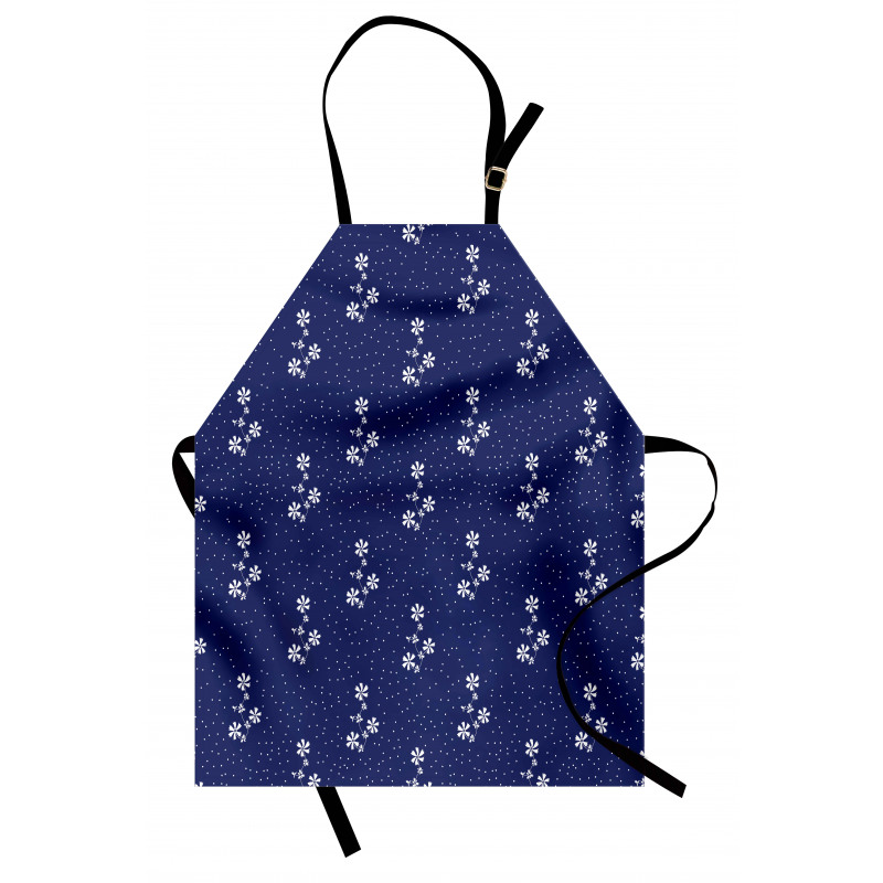 Floral Pattern and Dot Apron