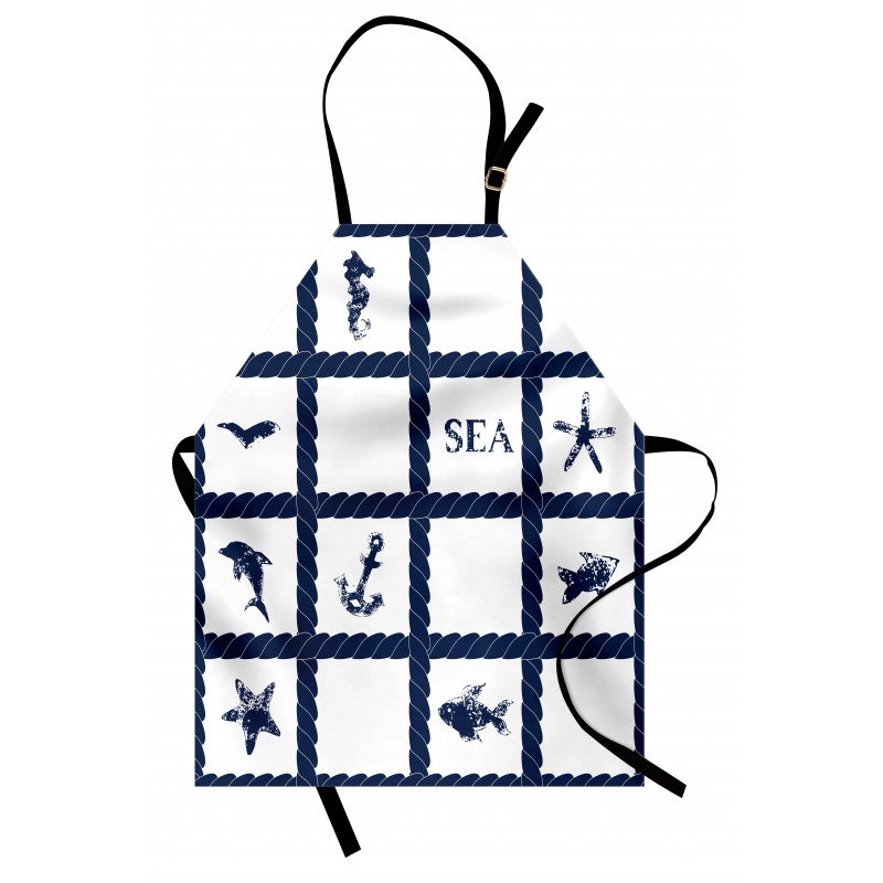 Starfish Anchor Sealife Apron