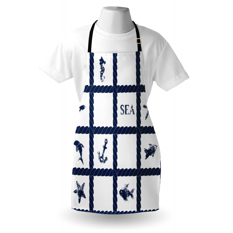 Starfish Anchor Sealife Apron