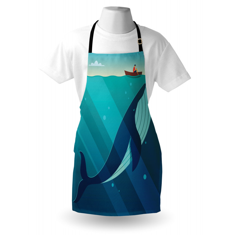 Sailor Whale with Rays Apron