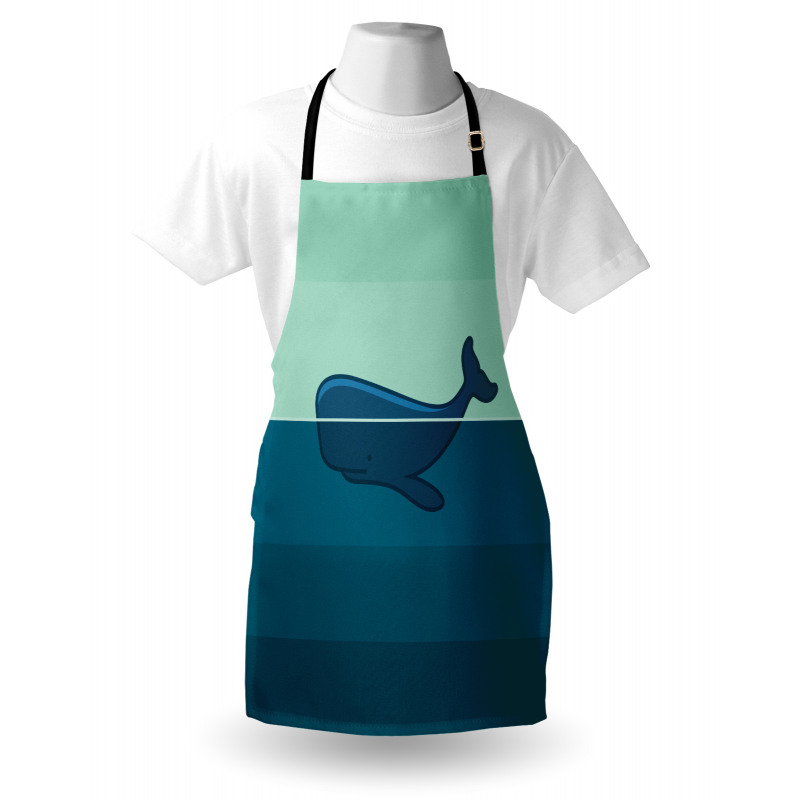 Blue Whale in the Sea Apron