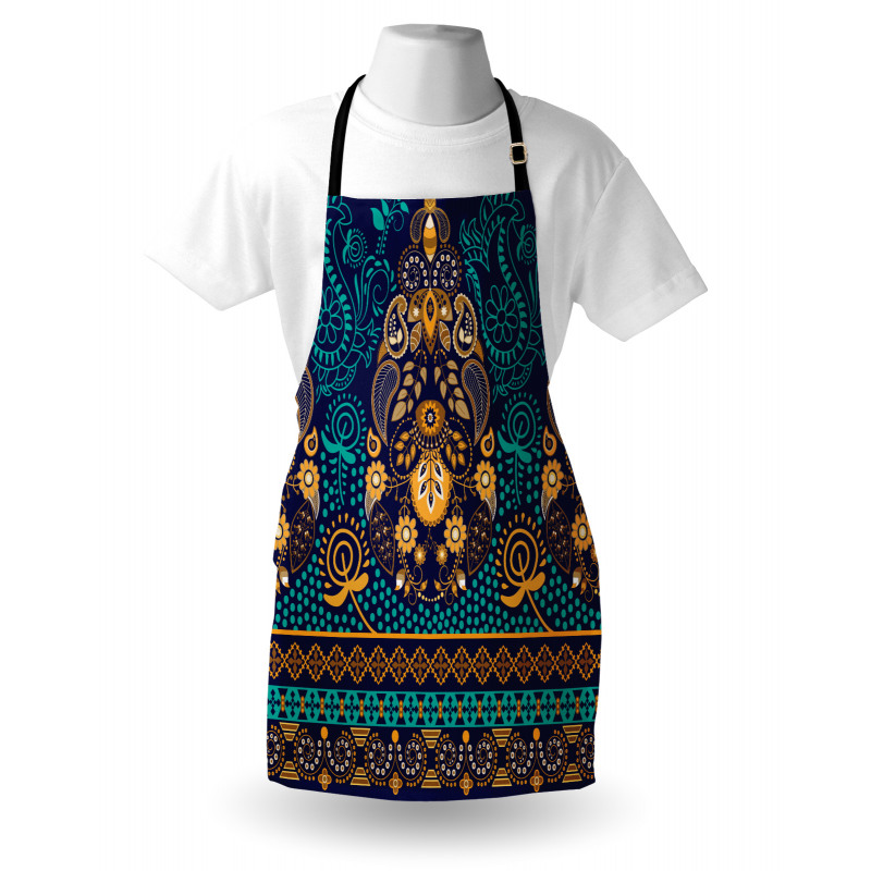 Flowers and Dot Apron