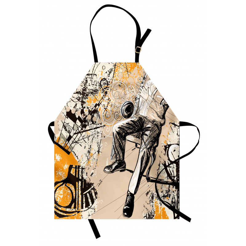 Saxophone Music Rythim Apron