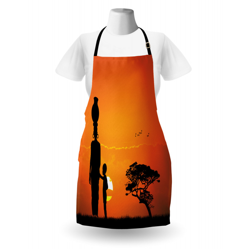 Child and Mother in Desert Apron