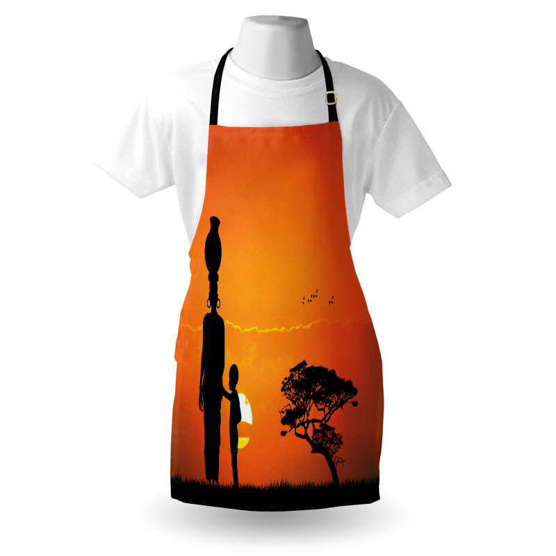 Child and Mother in Desert Apron