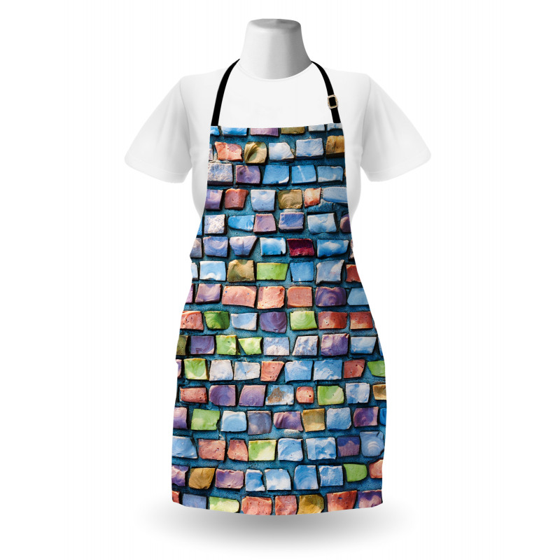 Colored Mosaic Walls Apron