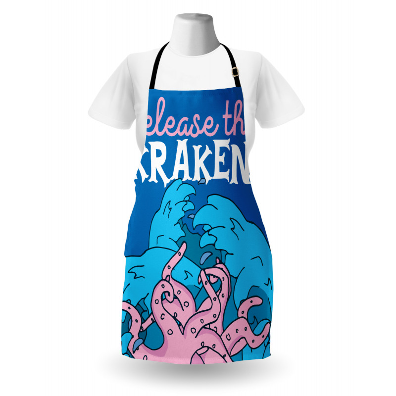 Kraken Motivation Words Apron