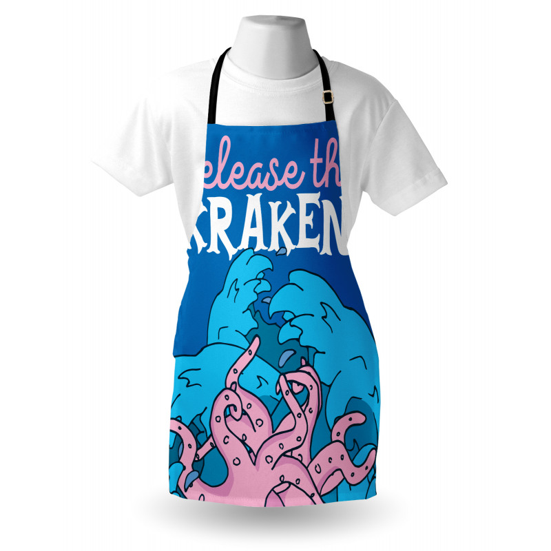 Kraken Motivation Words Apron