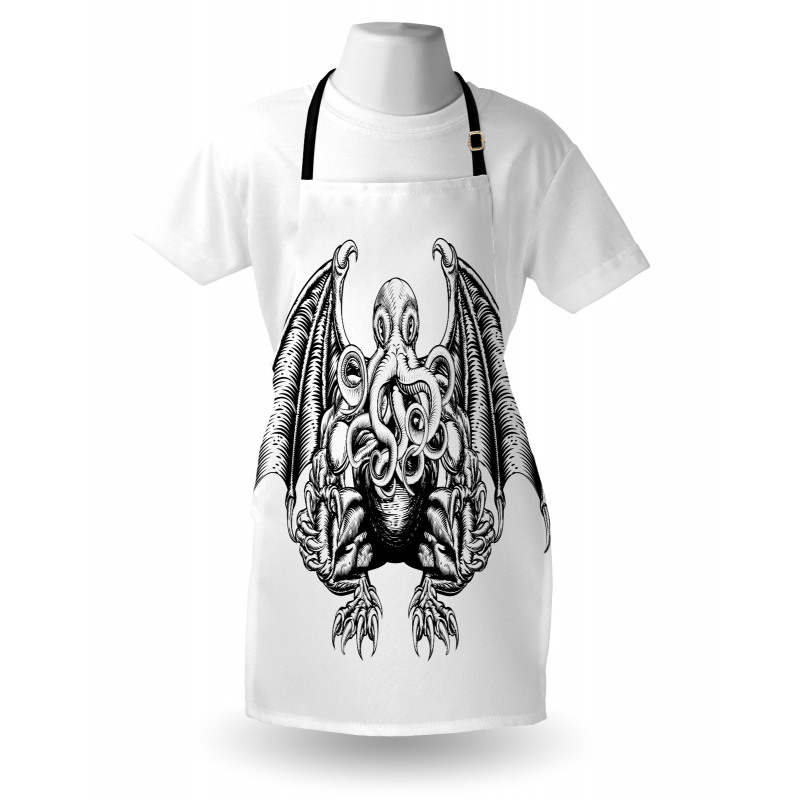 Cosmic Evil Monster Apron