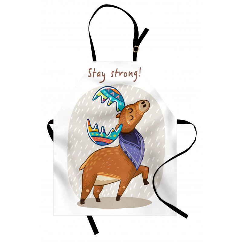 Colorful Fun Boho Deer Apron