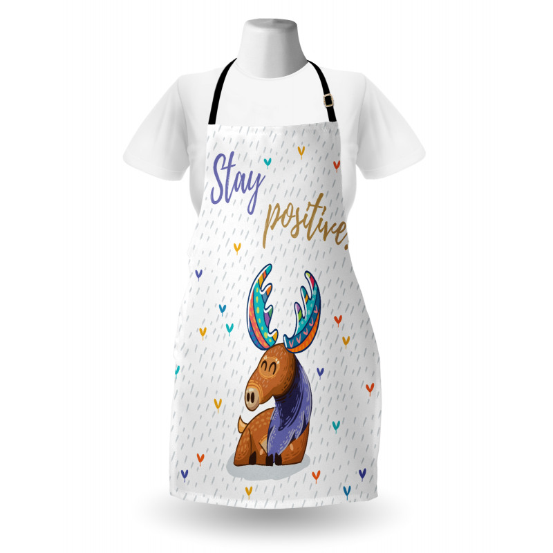 Inspirational Rain Heart Apron