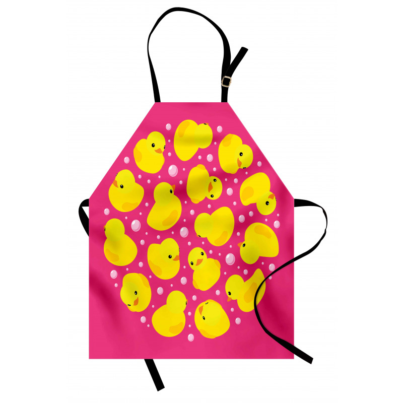 Bubbles Hot Pink Apron