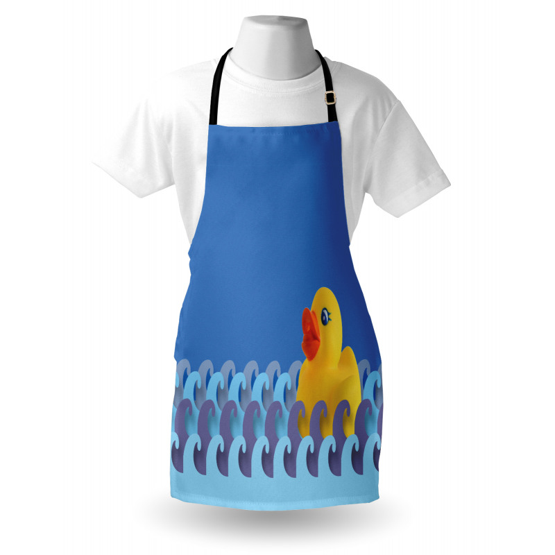 Floating Duck Waves Apron