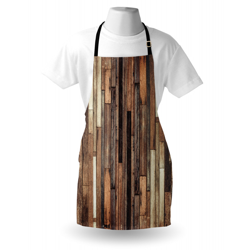 Old Floor Rustic Style Apron