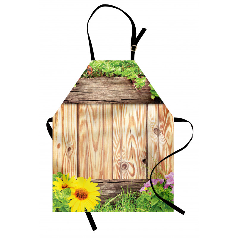 Kelebek Mutfak Önlüğü Bahar Temalı Bahçe Tasarımı