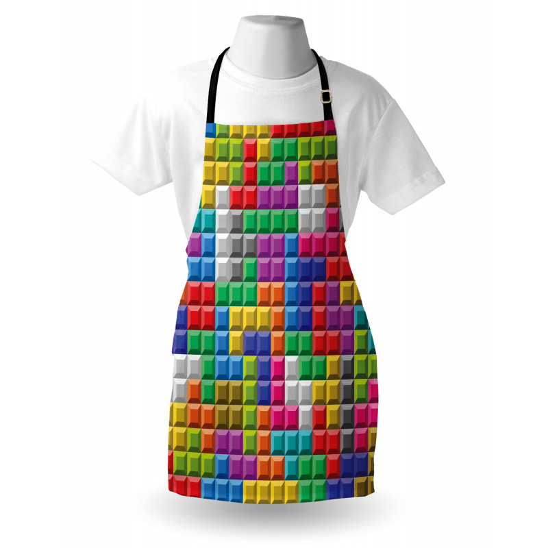 Colorful Blocks Art Apron