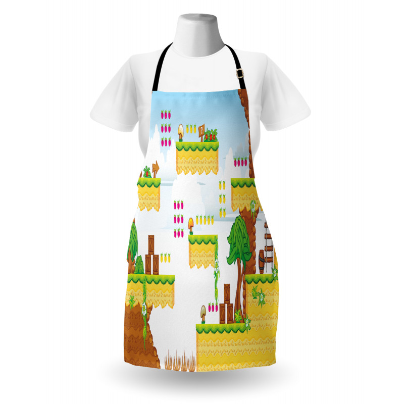 Cartoon Retro Kids Apron