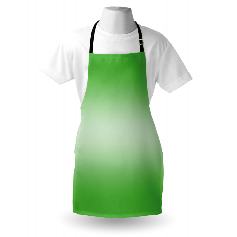 Soyut Mutfak Önlüğü Yeşil Şık Desenli