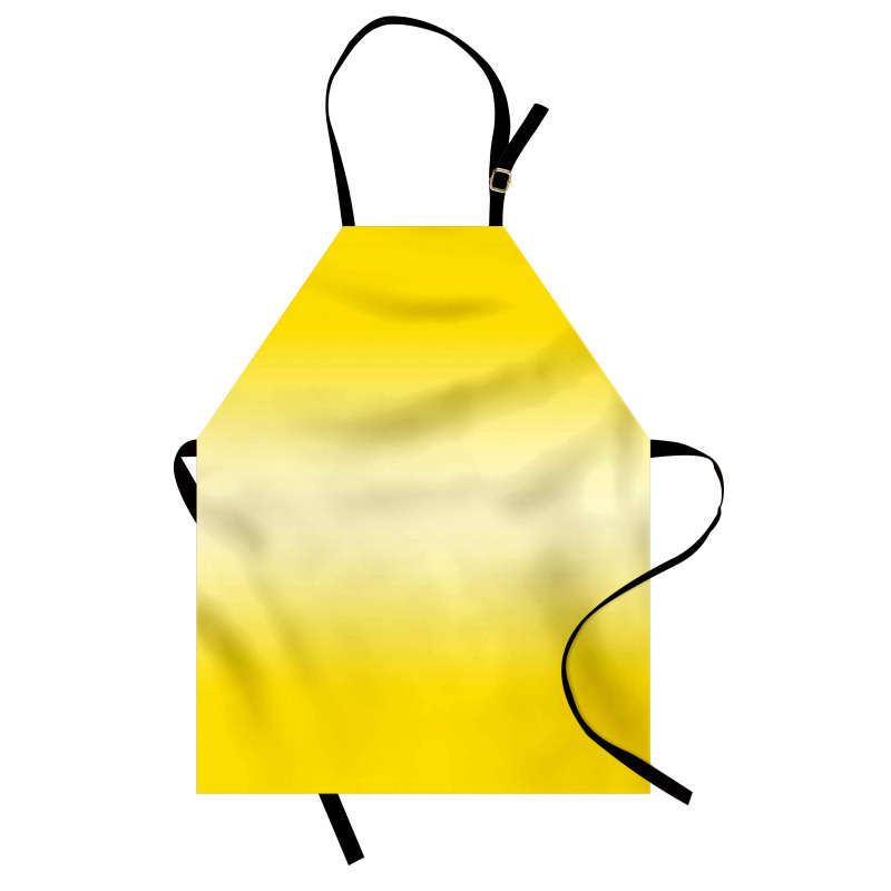 Soyut Mutfak Önlüğü Sarı Şık Desenli