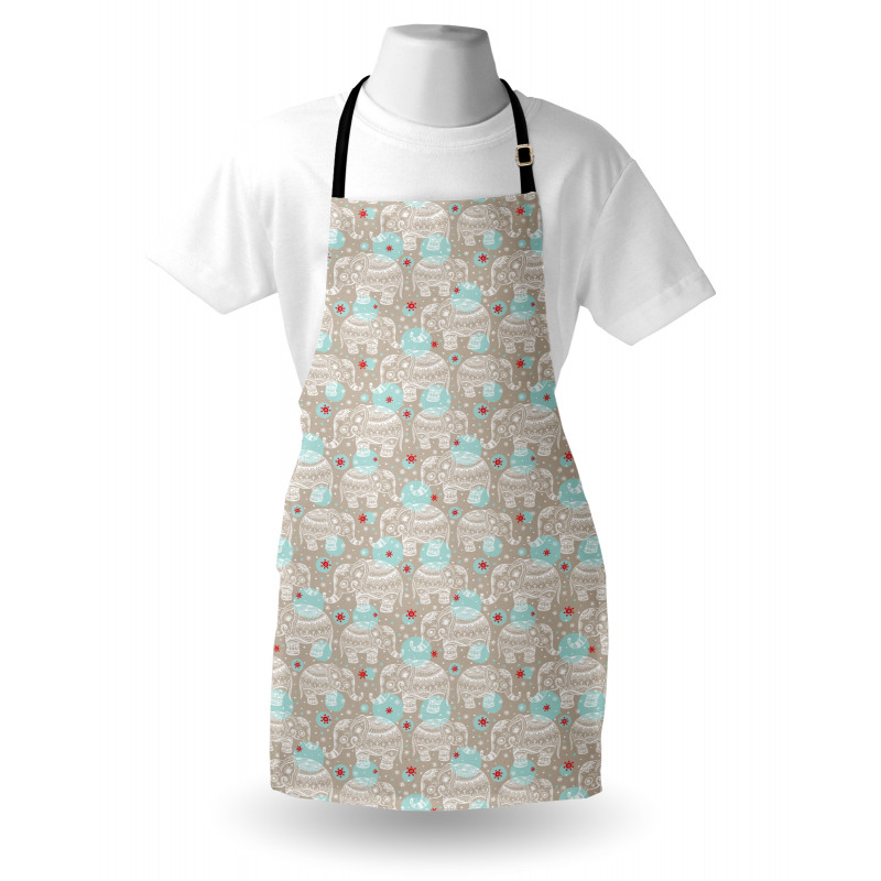 Boho Mandala Pattern Apron