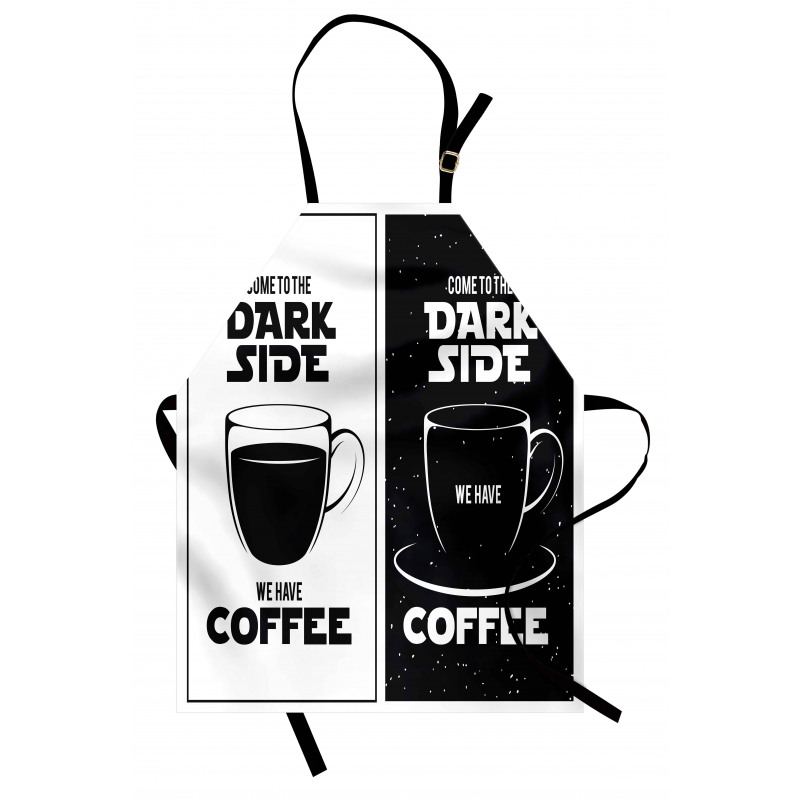 Space and Coffee Themed Apron