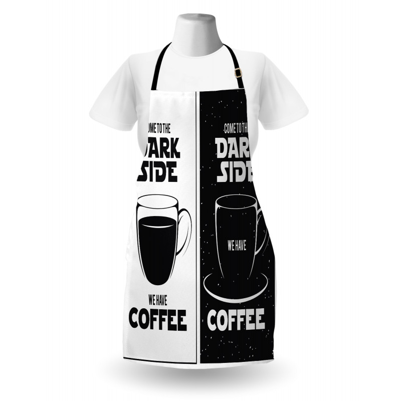Space and Coffee Themed Apron