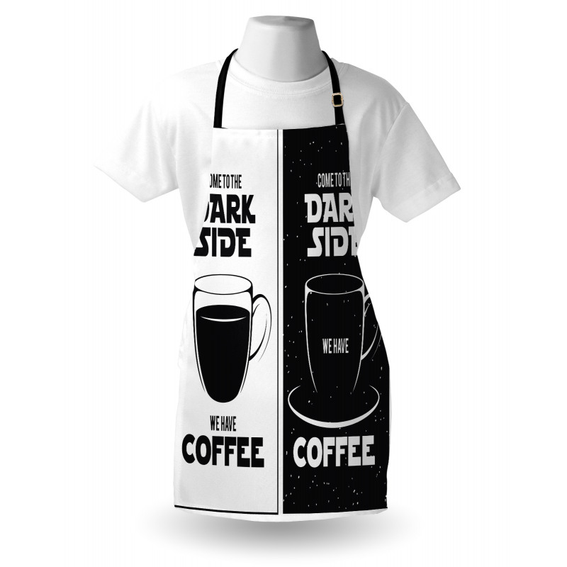 Space and Coffee Themed Apron