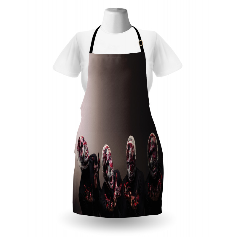 Screaming Scary Zombies Apron
