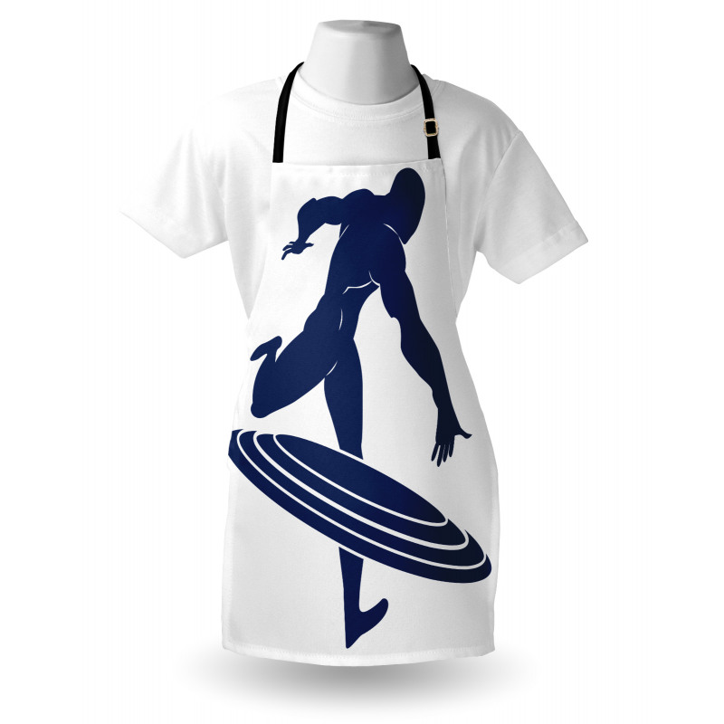 Muscular Hero Man Apron