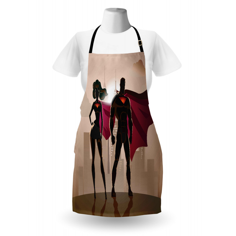 City Hero Hot Couple Apron