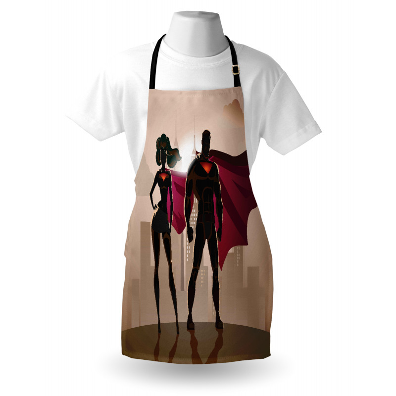 City Hero Hot Couple Apron