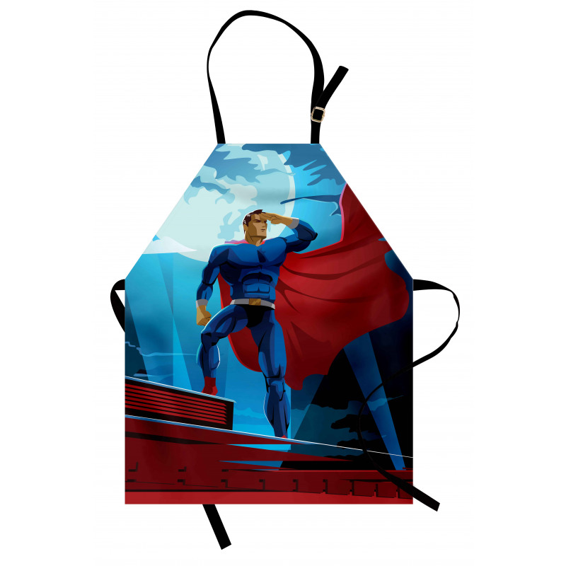 Retro Cartoon Heros Apron