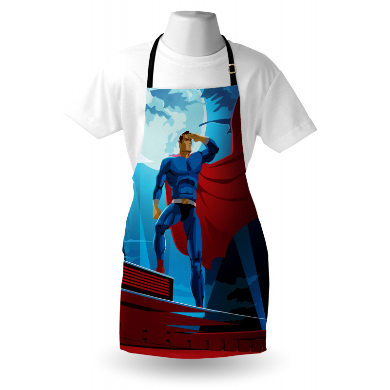 Retro Cartoon Heros Apron