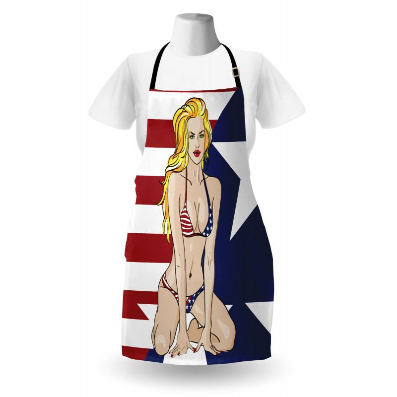 Blonde USA BEauty Apron