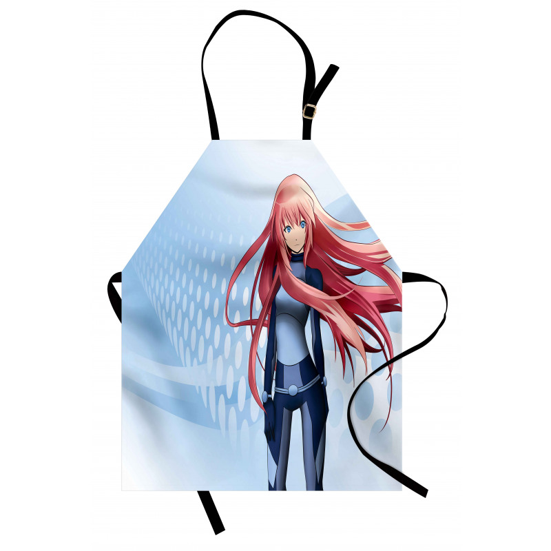 Digital Futuristic Style Apron