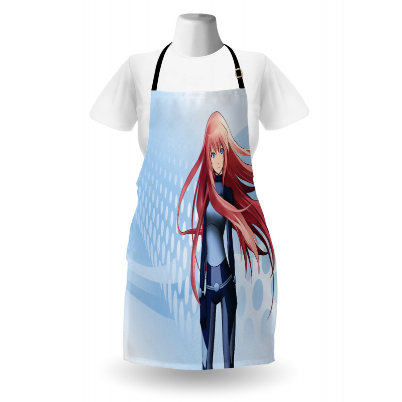 Digital Futuristic Style Apron