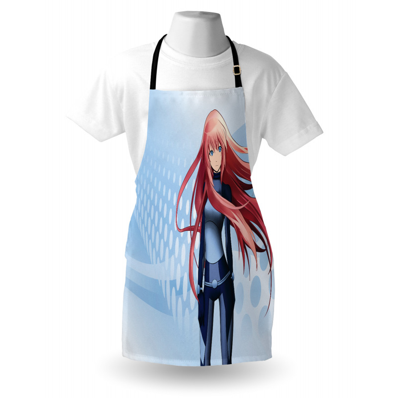 Digital Futuristic Style Apron