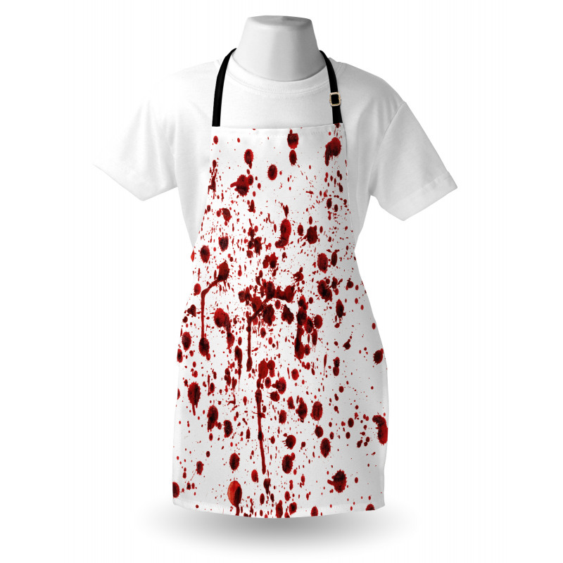 Splashes of Blood Scary Apron