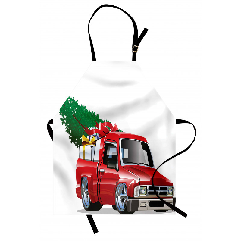 Red Farm Truck Apron