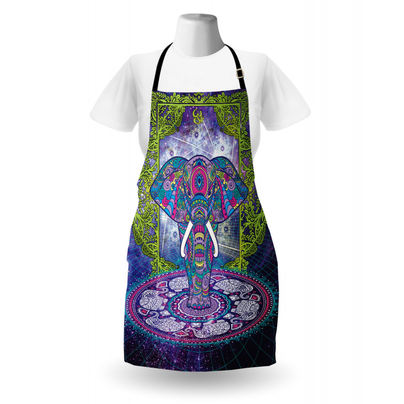 Mandala Out Space Image Apron