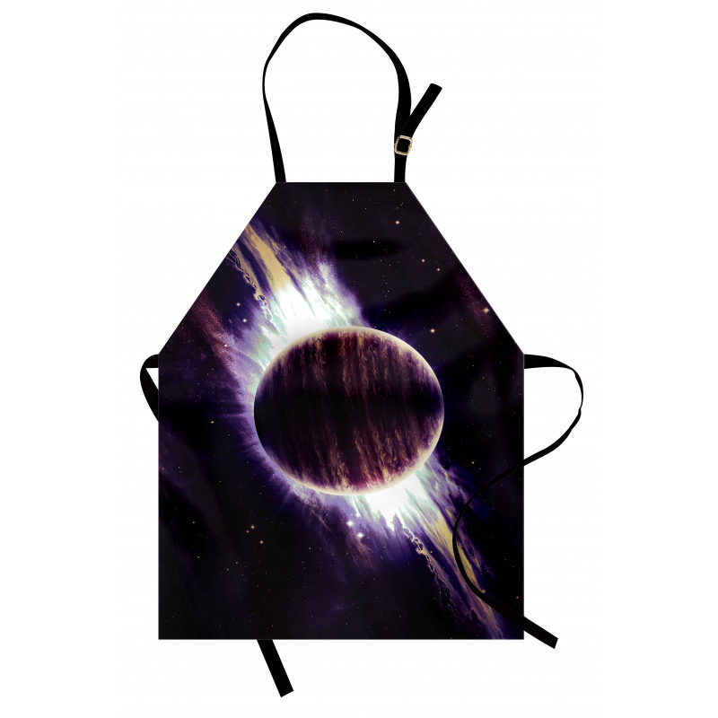 Trippy Planet Cosmos Apron