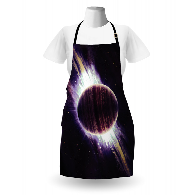 Trippy Planet Cosmos Apron