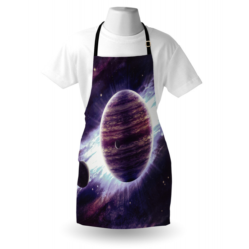 Outer Space Planets Mars Apron