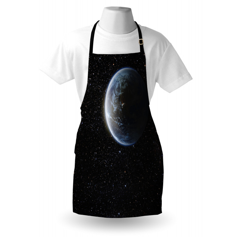 Moon Planet Earth Cosmos Apron