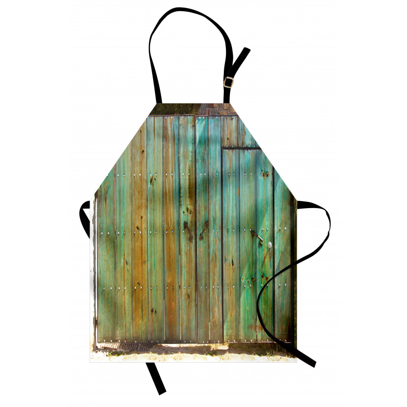 Rustic Old Wooden Gate Apron
