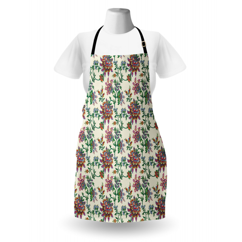Colorful Flowers Apron