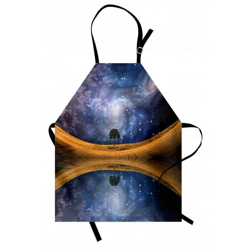 Galaxy with Star Meteors Apron