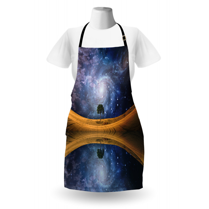 Galaxy with Star Meteors Apron