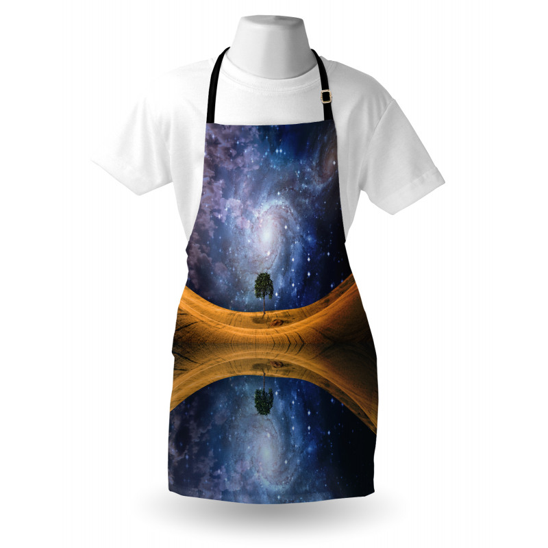 Galaxy with Star Meteors Apron