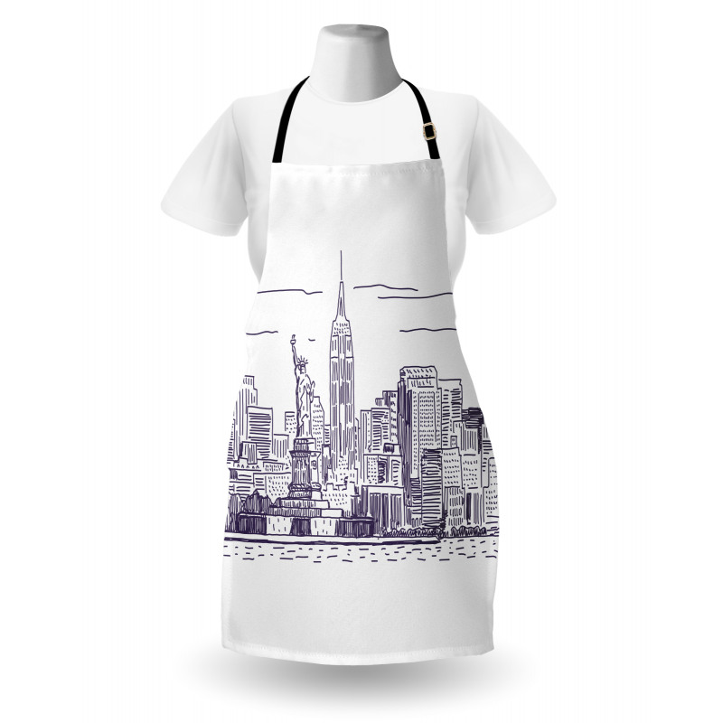 Sketchy NYC Island Apron